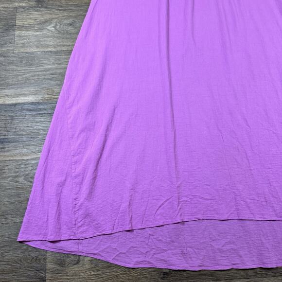 9Seed Lavender Cotton Gauze Long Tulum Tank Dress One Size - Picture 3 of 12